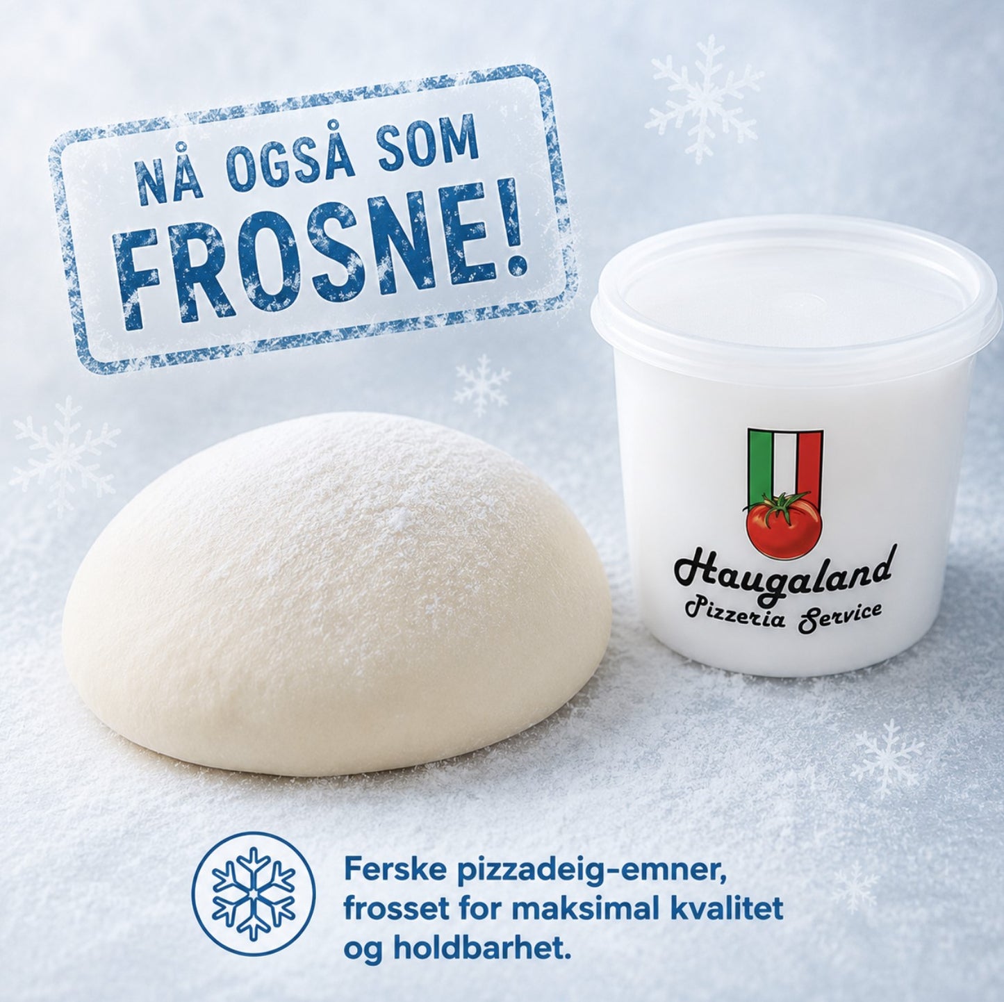 Pizza Deigemne Frossen